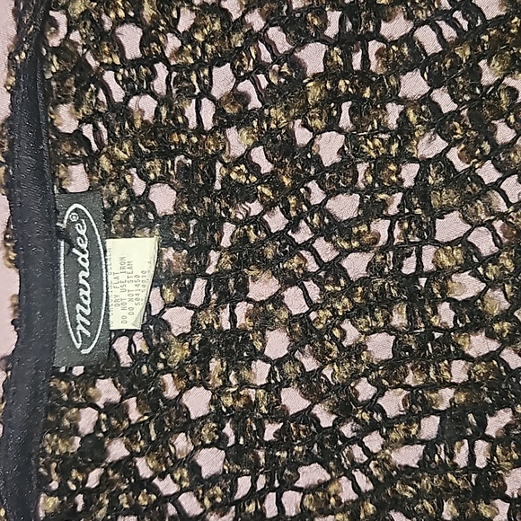 Mandee Women Vintage longline Cardigan Size L - Picture 11 of 12